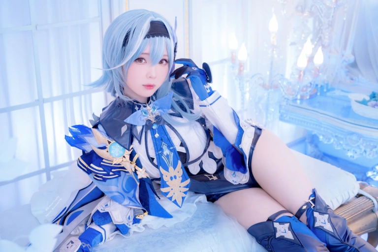 霜月shimo《Eula》主题写真：15张全套美图