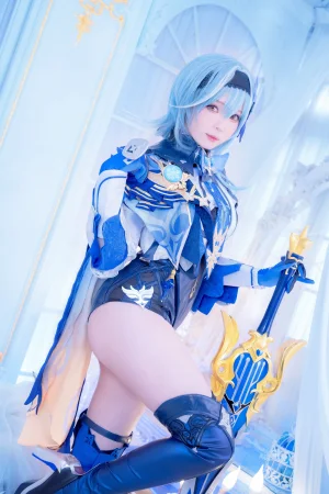 霜月shimo《Eula》主题写真：15张全套美图