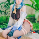 霜月shimo《Ganyu》主题写真：15张全套美图