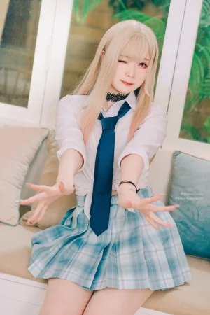 霜月shimo《Kitagawa Marin》主题写真：16张全套美图
