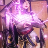 霜月shimo《Raiden Shogun》主题写真：15张全套美图