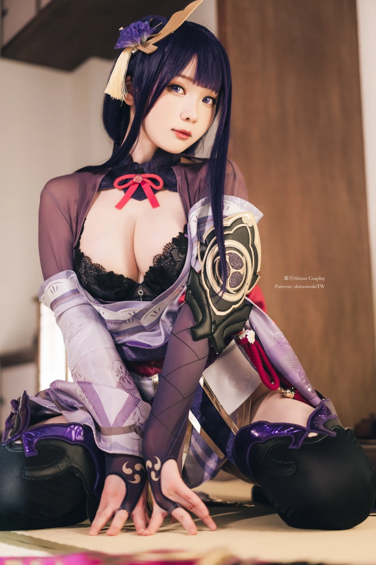霜月shimo《Raiden Shogun》主题写真：15张全套美图