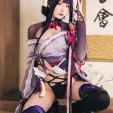霜月shimo《Raiden Shogun》主题写真：15张全套美图