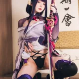 霜月shimo《Raiden Shogun》主题写真：15张全套美图