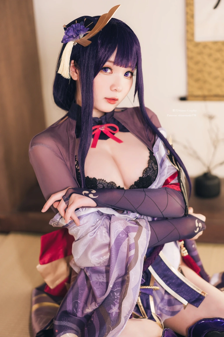 霜月shimo《Raiden Shogun》主题写真：15张全套美图