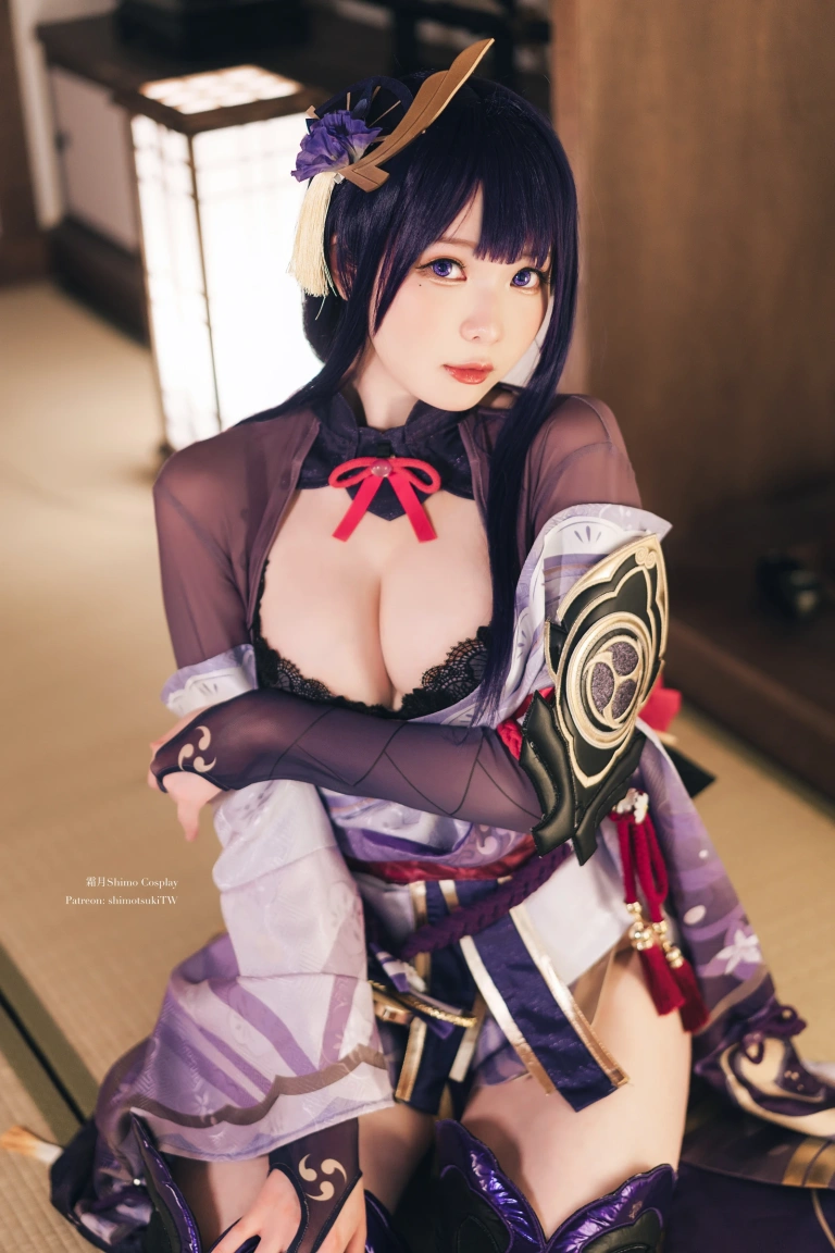 霜月shimo《Raiden Shogun》主题写真：15张全套美图