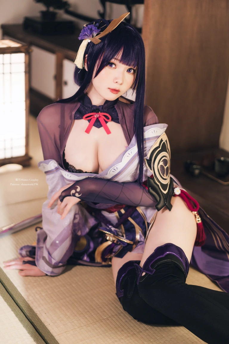 霜月shimo《Raiden Shogun》主题写真：15张全套美图