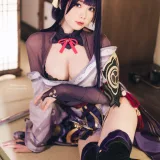 霜月shimo《Raiden Shogun》主题写真：15张全套美图