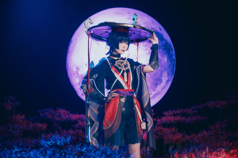 霜月shimo《Scaramouche》主题写真：12张全套美图