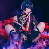 霜月shimo《Scaramouche》主题写真：12张全套美图