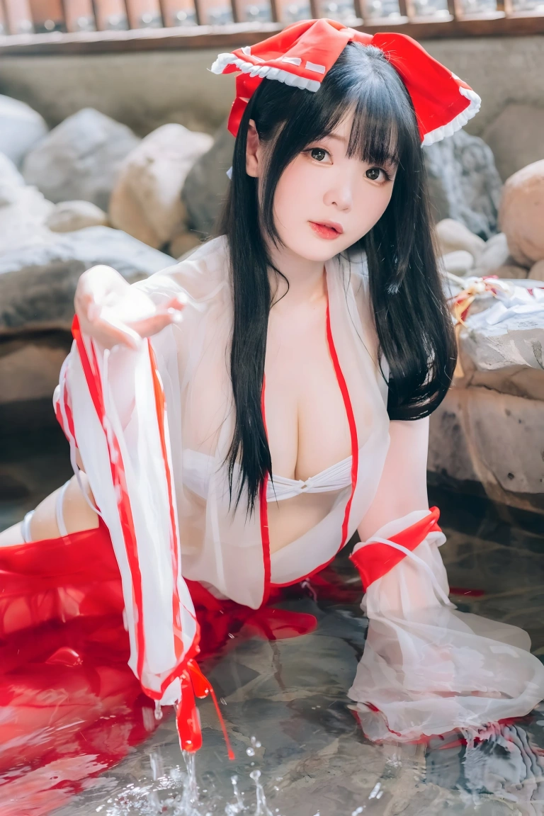霜月shimo《See Through Miko》主题写真：42张全套美图