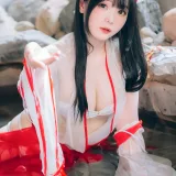 霜月shimo《See Through Miko》主题写真：42张全套美图