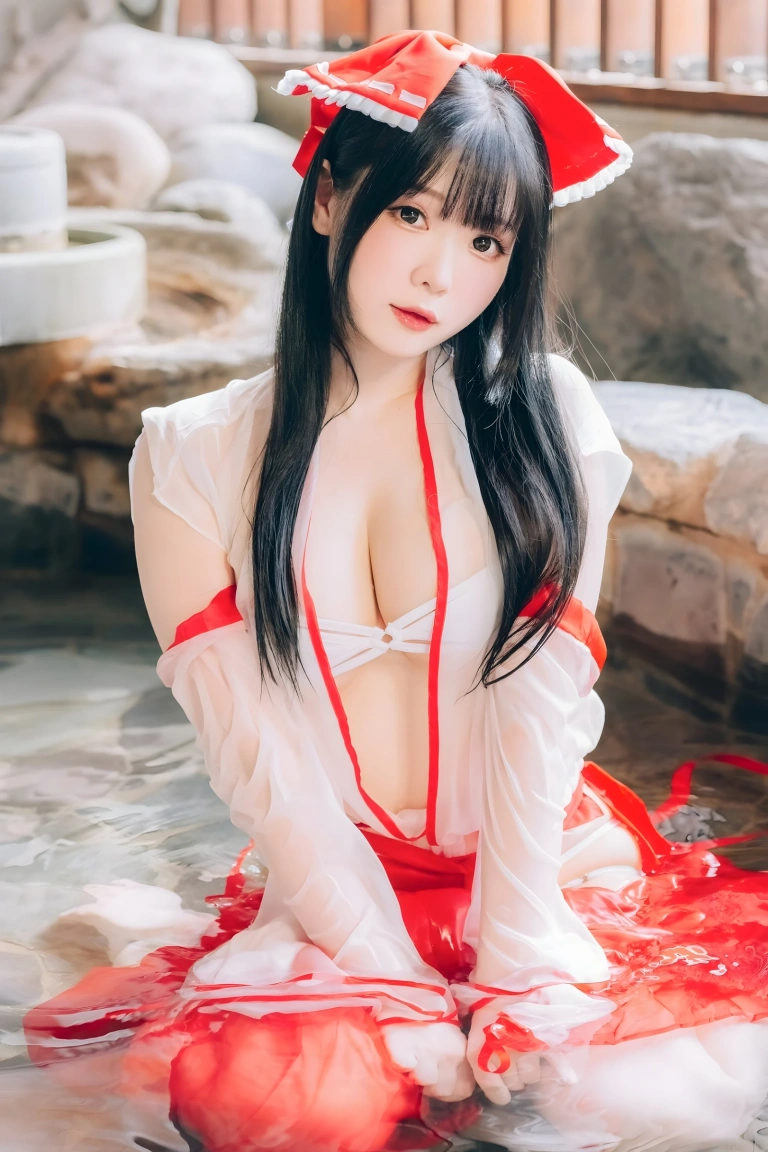 霜月shimo《See Through Miko》主题写真：42张全套美图