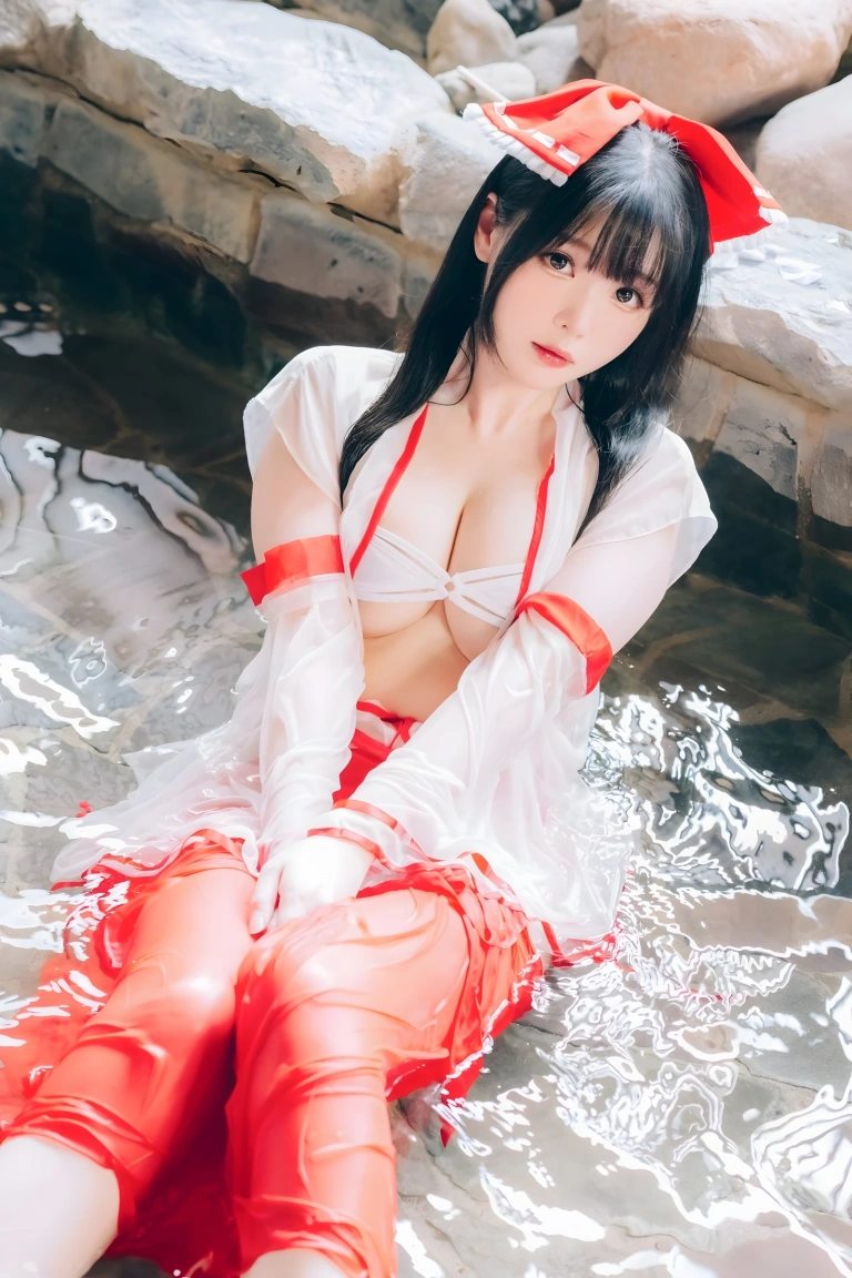 霜月shimo《See Through Miko》主题写真：42张全套美图