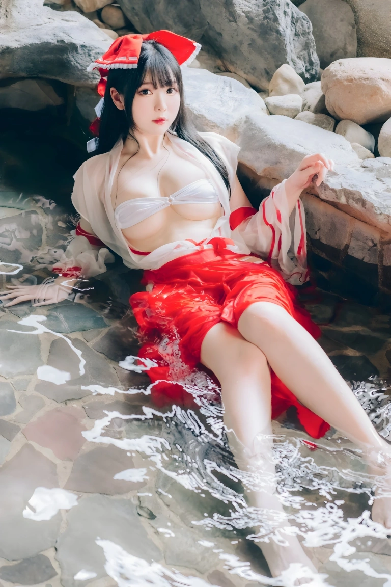 霜月shimo《See Through Miko》主题写真：42张全套美图
