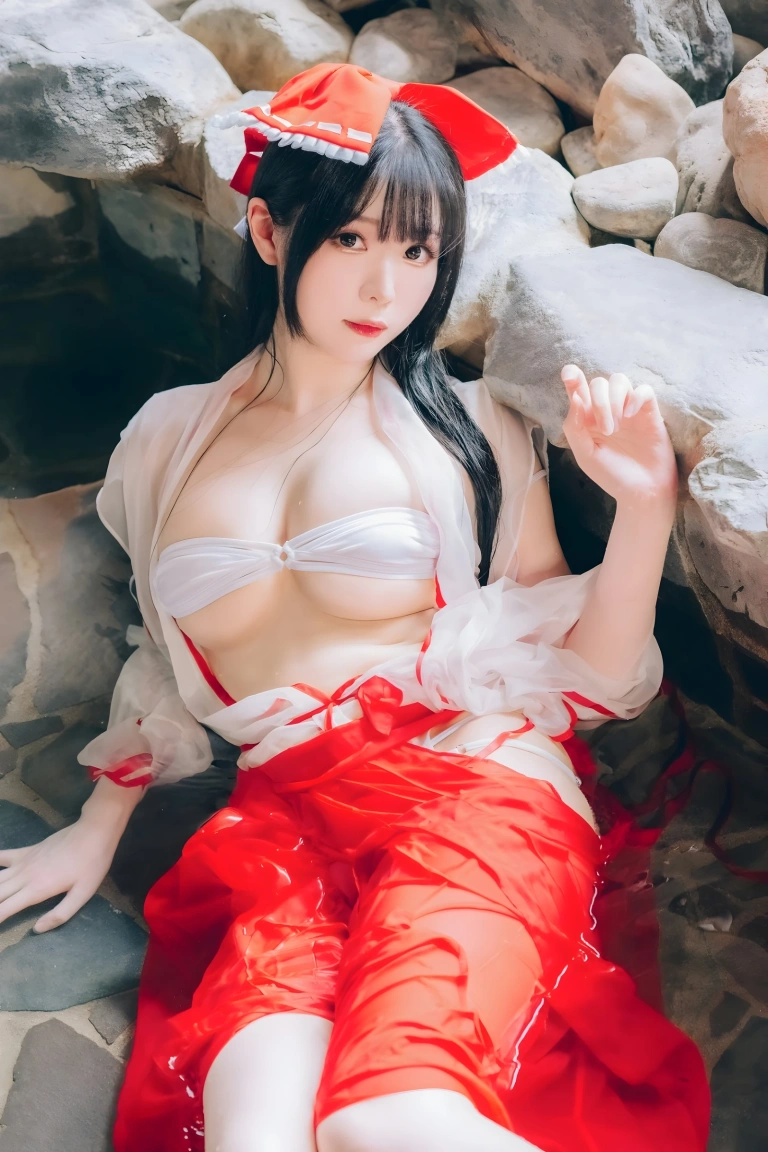 霜月shimo《See Through Miko》主题写真：42张全套美图