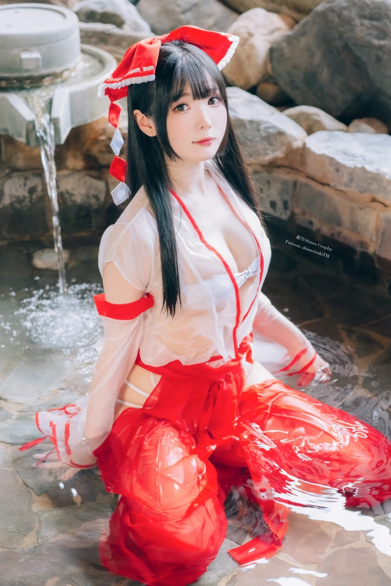 霜月shimo《See Through Miko》主题写真：42张全套美图