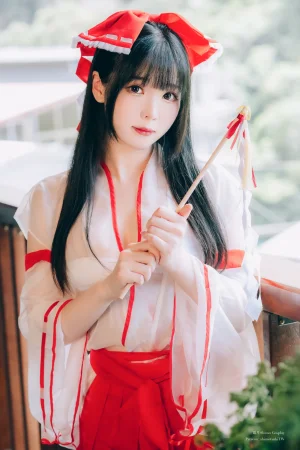 霜月shimo《See Through Miko》主题写真：42张全套美图