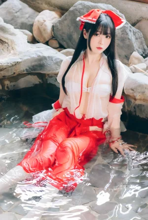 霜月shimo《See Through Miko》主题写真：42张全套美图