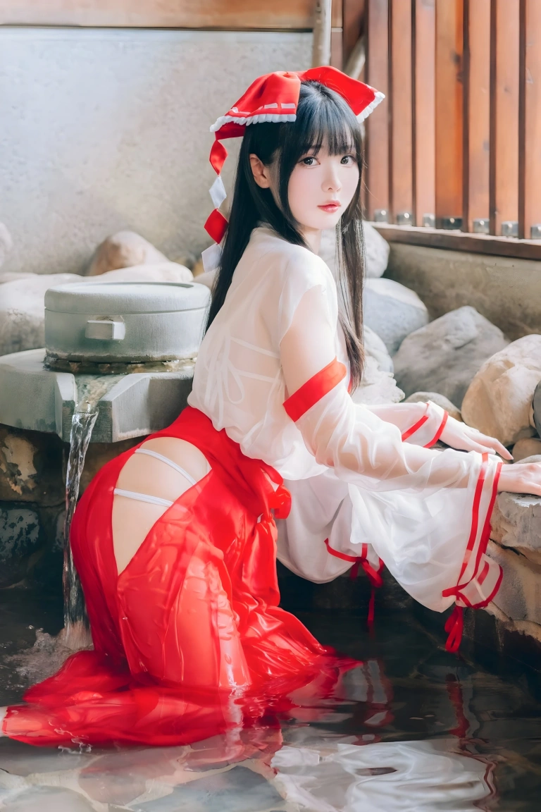 霜月shimo《See Through Miko》主题写真：42张全套美图