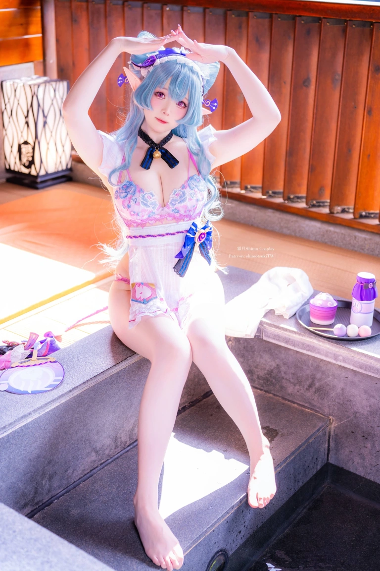 霜月shimo《原神 梦见月瑞希》主题写真：29张全套美图
