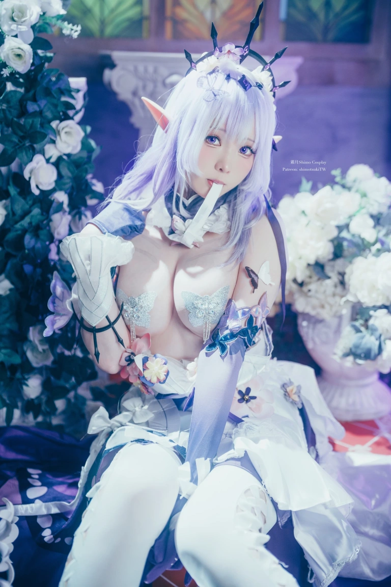 霜月shimo《崩坏星穹铁道 遐蝶》主题写真：23张全套美图