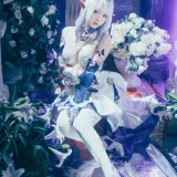 霜月shimo《崩坏星穹铁道 遐蝶》主题写真：23张全套美图