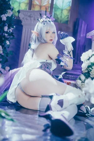 霜月shimo《崩坏星穹铁道 遐蝶》主题写真：23张全套美图