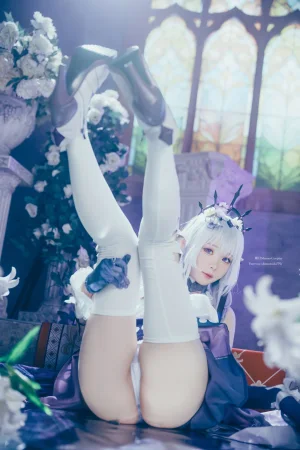 霜月shimo《崩坏星穹铁道 遐蝶》主题写真：23张全套美图
