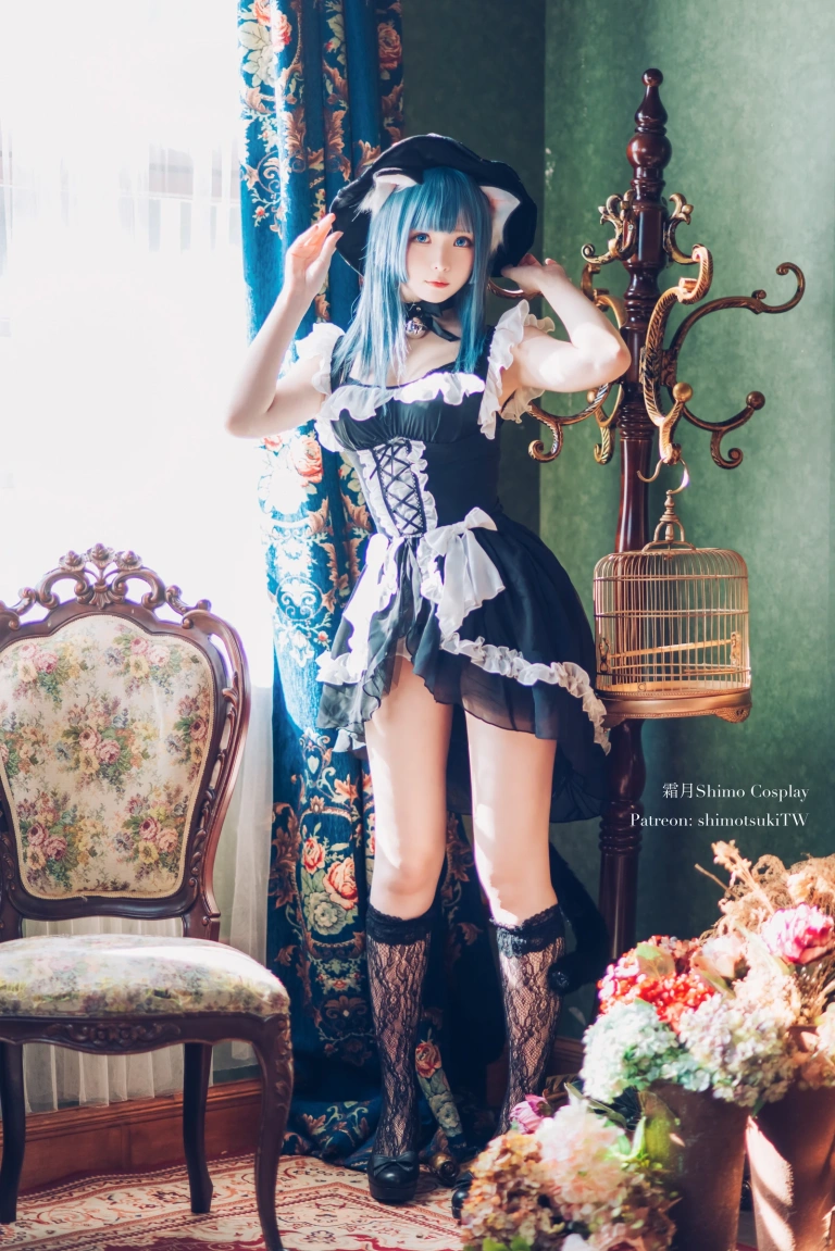 霜月shimo《Original Cat Witch》主题写真：14张全套美图