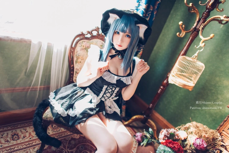 霜月shimo《Original Cat Witch》主题写真：14张全套美图
