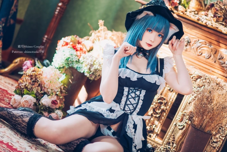 霜月shimo《Original Cat Witch》主题写真：14张全套美图