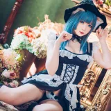 霜月shimo《Original Cat Witch》主题写真：14张全套美图