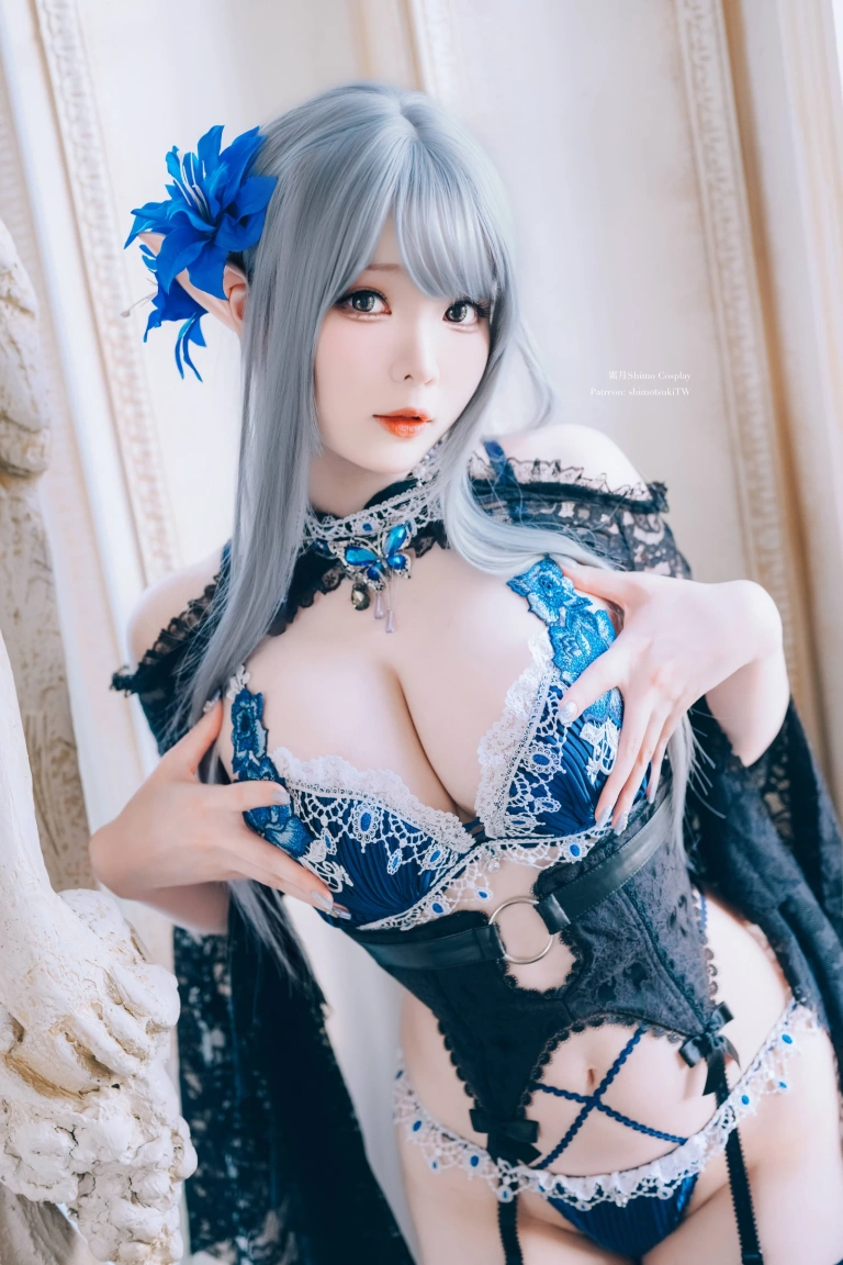 霜月shimo《Original Dark Elf》主题写真：16张全套美图