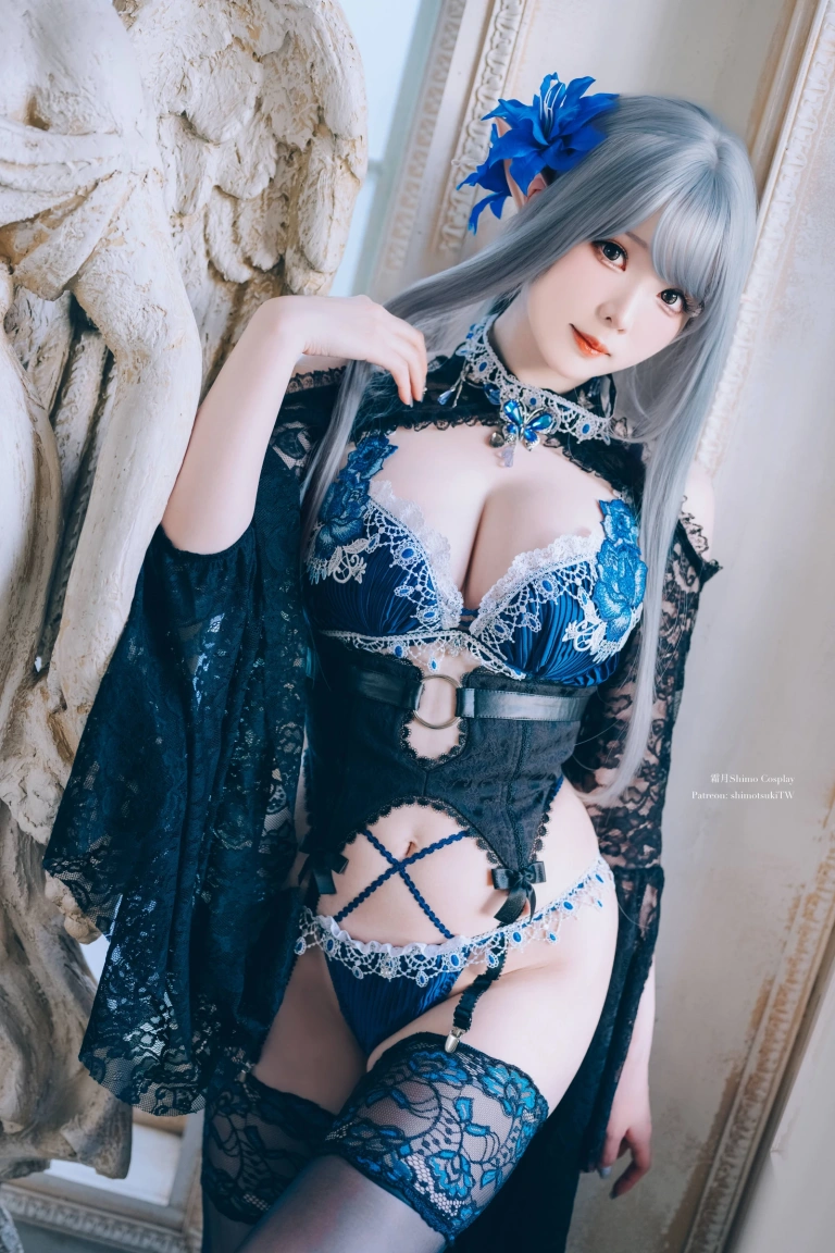 霜月shimo《Original Dark Elf》主题写真：16张全套美图