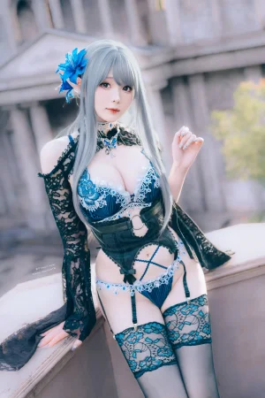 霜月shimo《Original Dark Elf》主题写真：16张全套美图