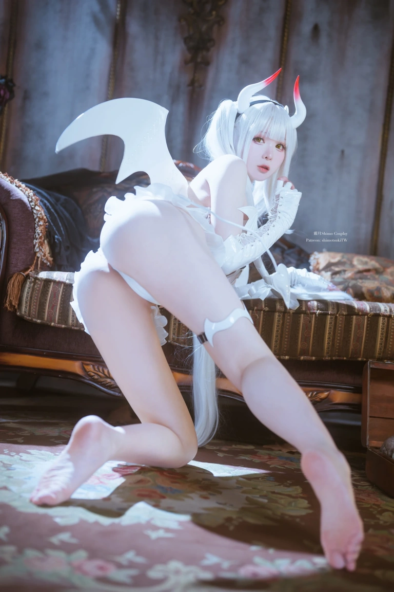 霜月shimo《Blanc Demon》主题写真：21张全套美图