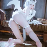 霜月shimo《Blanc Demon》主题写真：21张全套美图