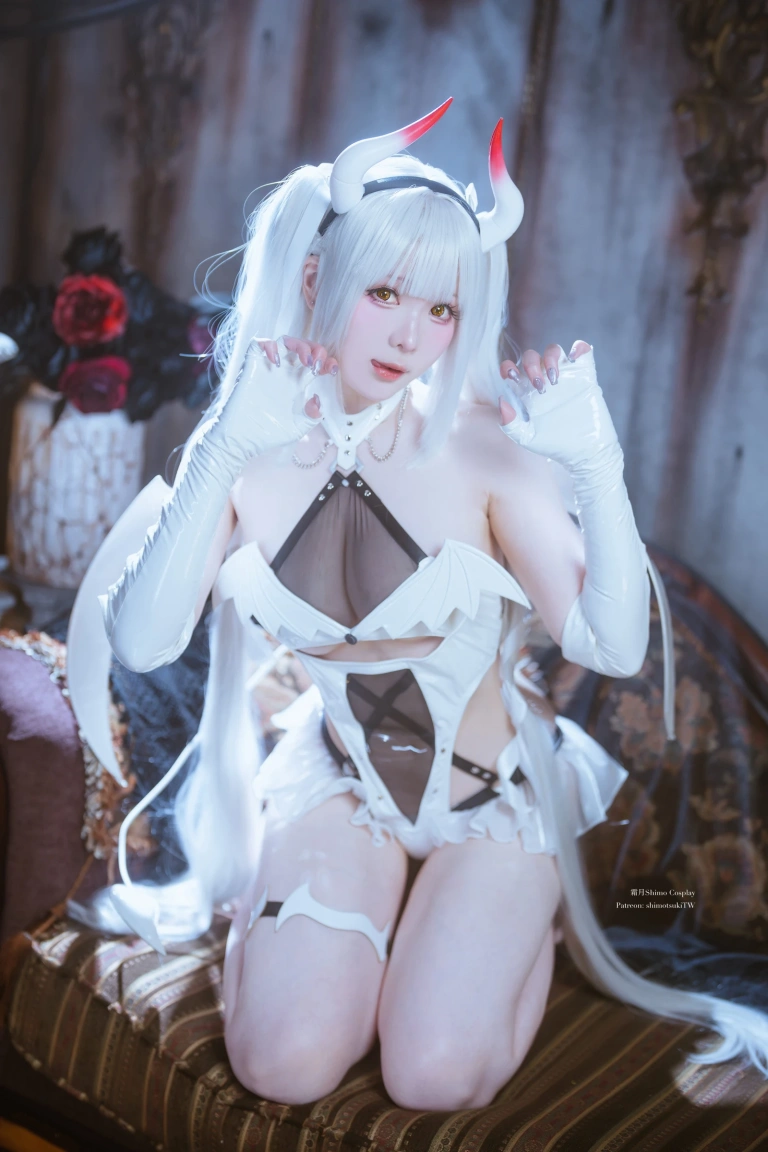 霜月shimo《Blanc Demon》主题写真：21张全套美图