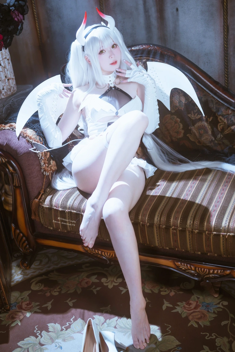 霜月shimo《Blanc Demon》主题写真：21张全套美图