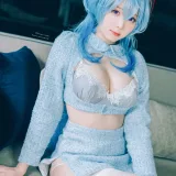 霜月shimo《Ganyu lingerie》主题写真：15张全套美图