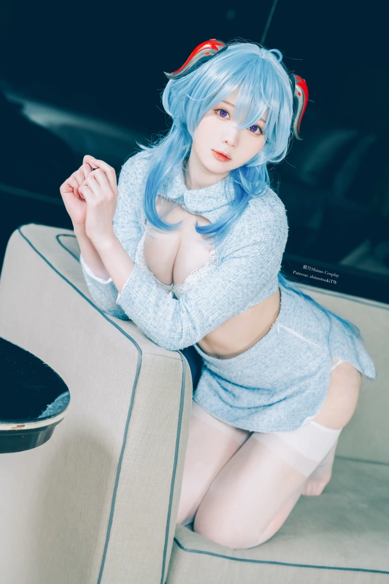 霜月shimo《Ganyu lingerie》主题写真：15张全套美图
