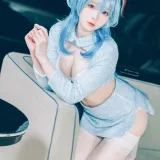 霜月shimo《Ganyu lingerie》主题写真：15张全套美图