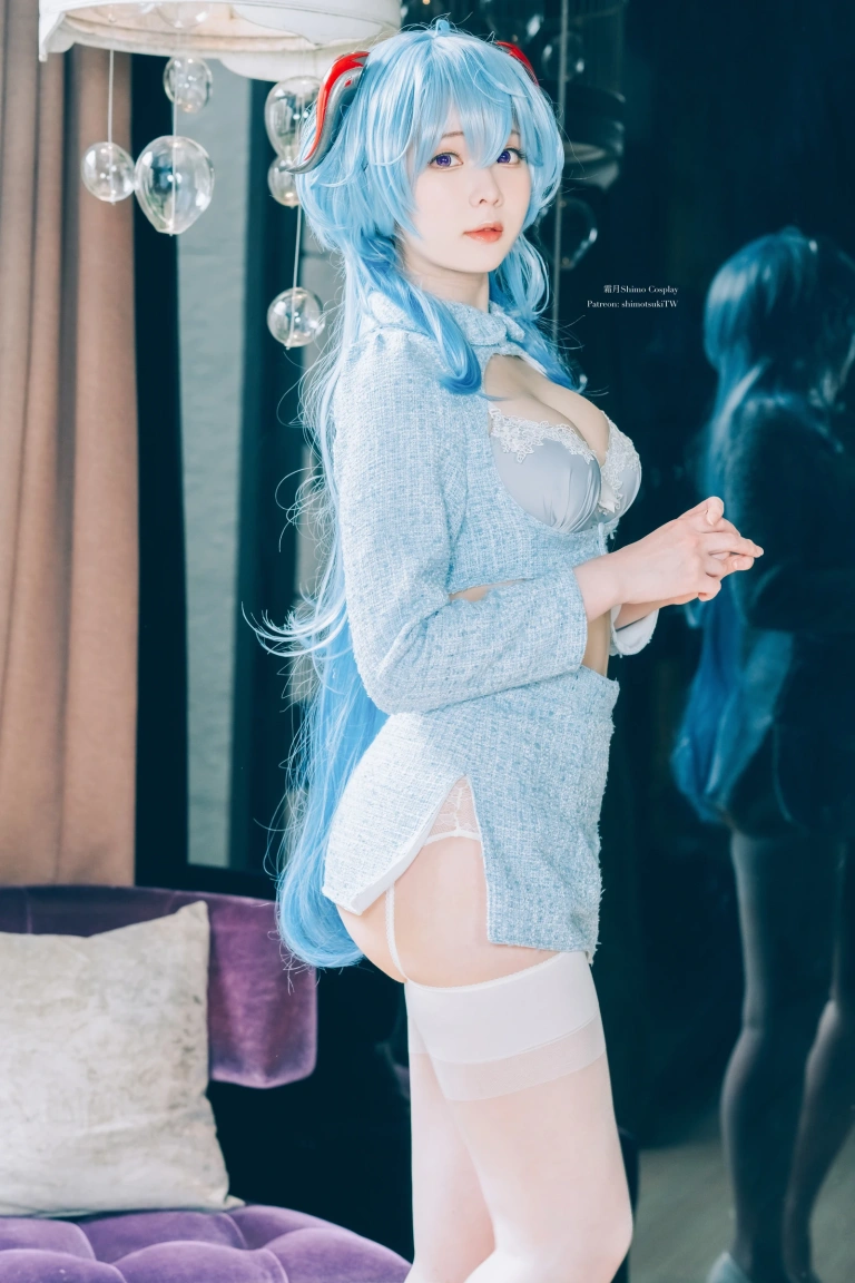 霜月shimo《Ganyu lingerie》主题写真：15张全套美图