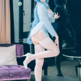 霜月shimo《Ganyu lingerie》主题写真：15张全套美图
