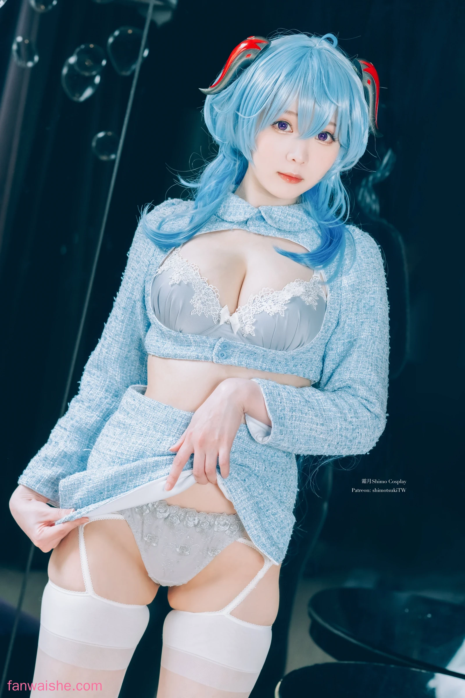 霜月shimo 霜月shimo NO.121 - Ganyu lingerie