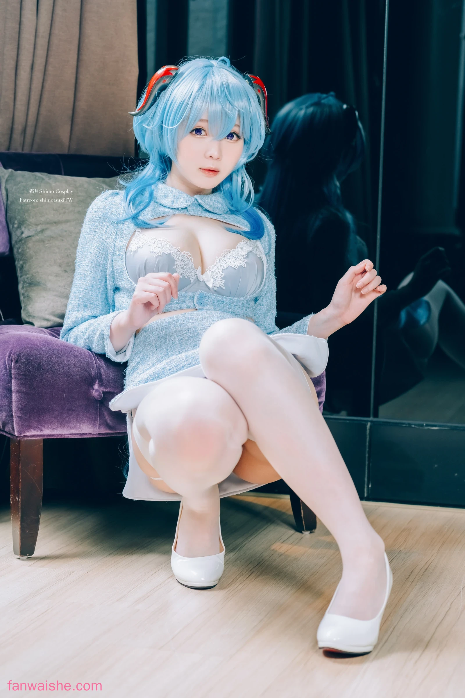 霜月shimo 霜月shimo NO.121 - Ganyu lingerie