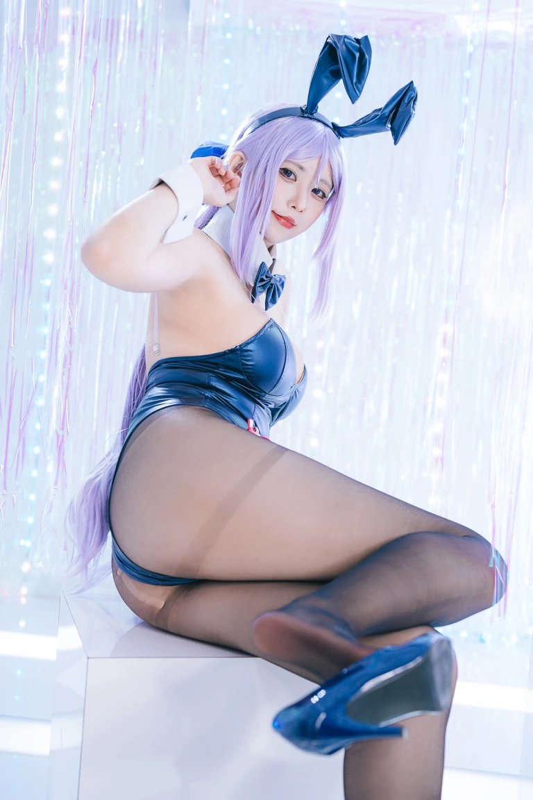 小空Sora《Nikke胜利女神 富克旺兔女郎》主题写真：28张全套美图，含4个视频