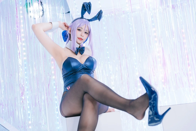 小空Sora《Nikke胜利女神 富克旺兔女郎》主题写真：28张全套美图，含4个视频