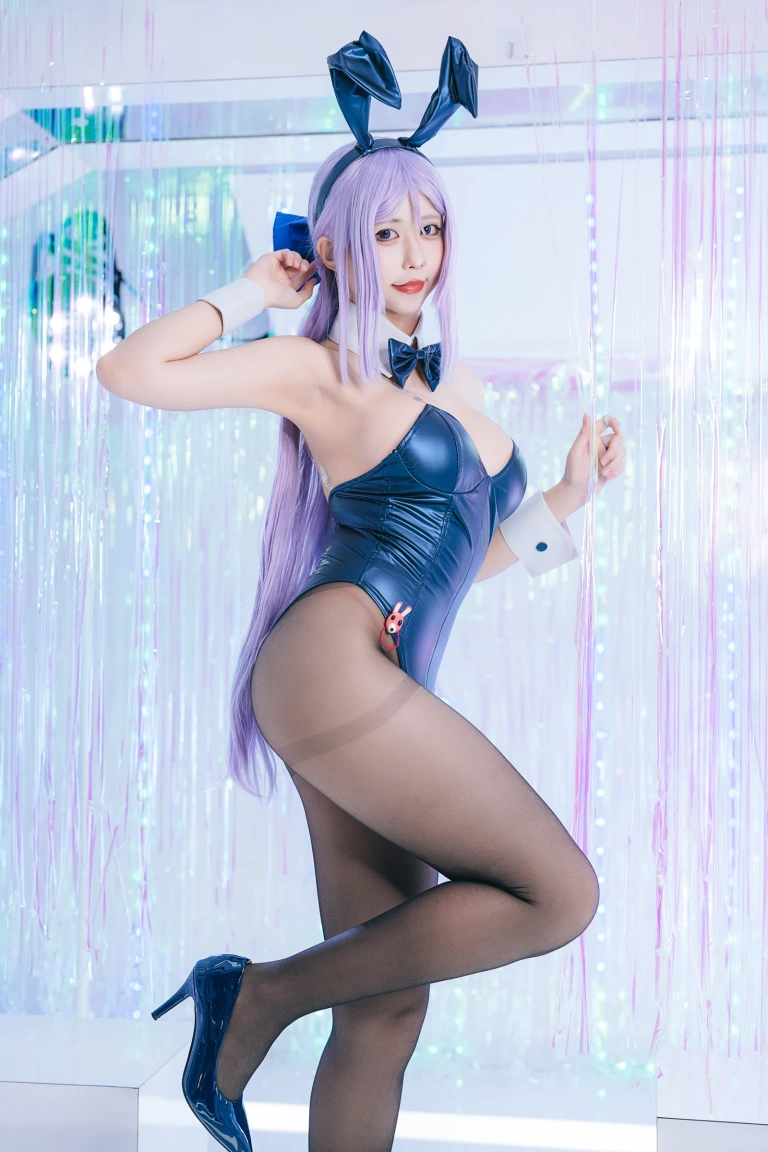 小空Sora《Nikke胜利女神 富克旺兔女郎》主题写真：28张全套美图，含4个视频